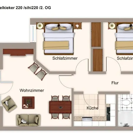 Hus Inselkieker Hus Inselkieker 220 Apartamento *